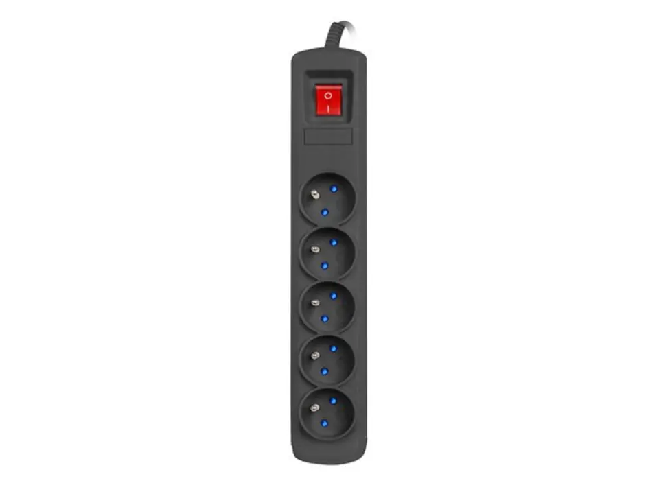 ⁨Surge protector Bercy 400 3m 5 sockets black⁩ at Wasserman.eu