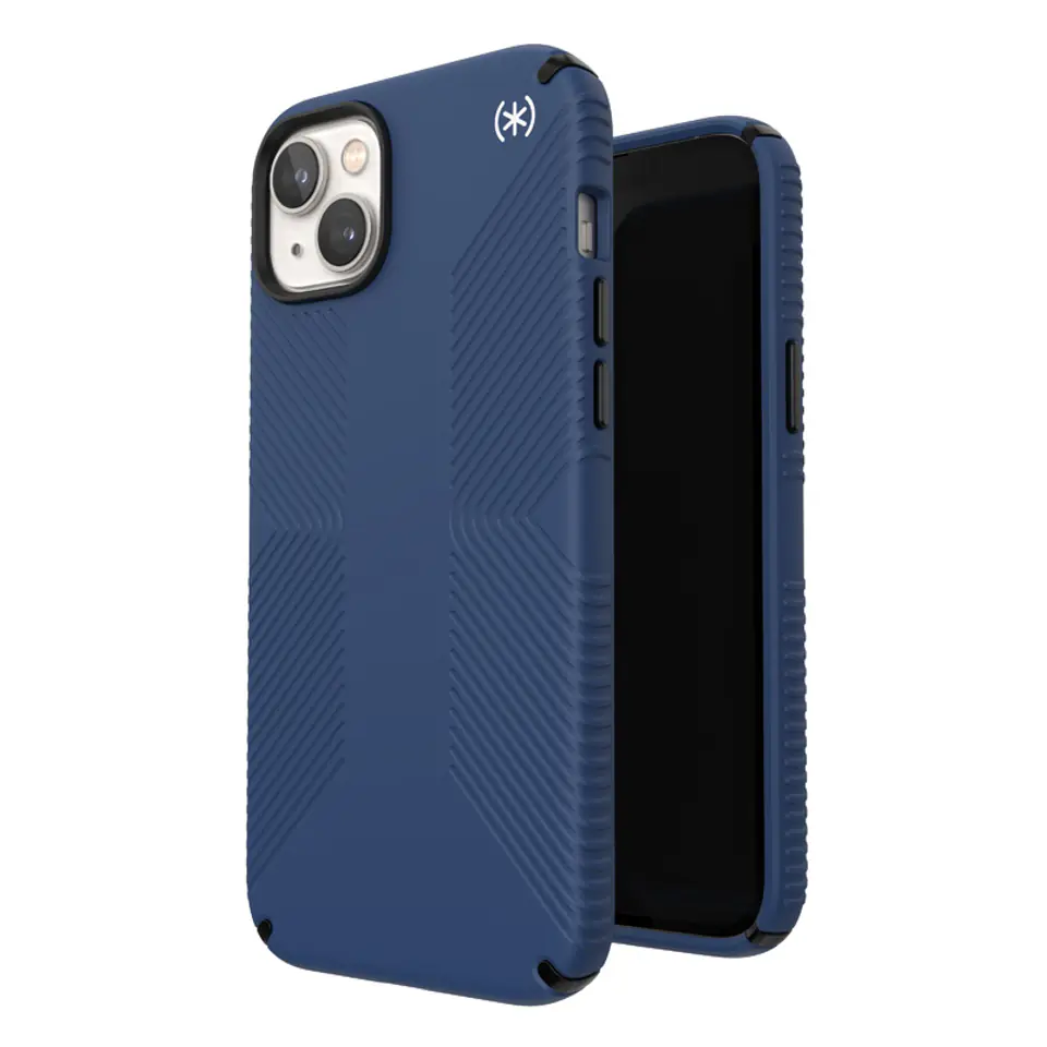 ⁨Speck Presidio2 Grip - Antypoślizgowe etui iPhone 15 Plus / 14 Plus (Coastal Blue / Black / White)⁩ w sklepie Wasserman.eu