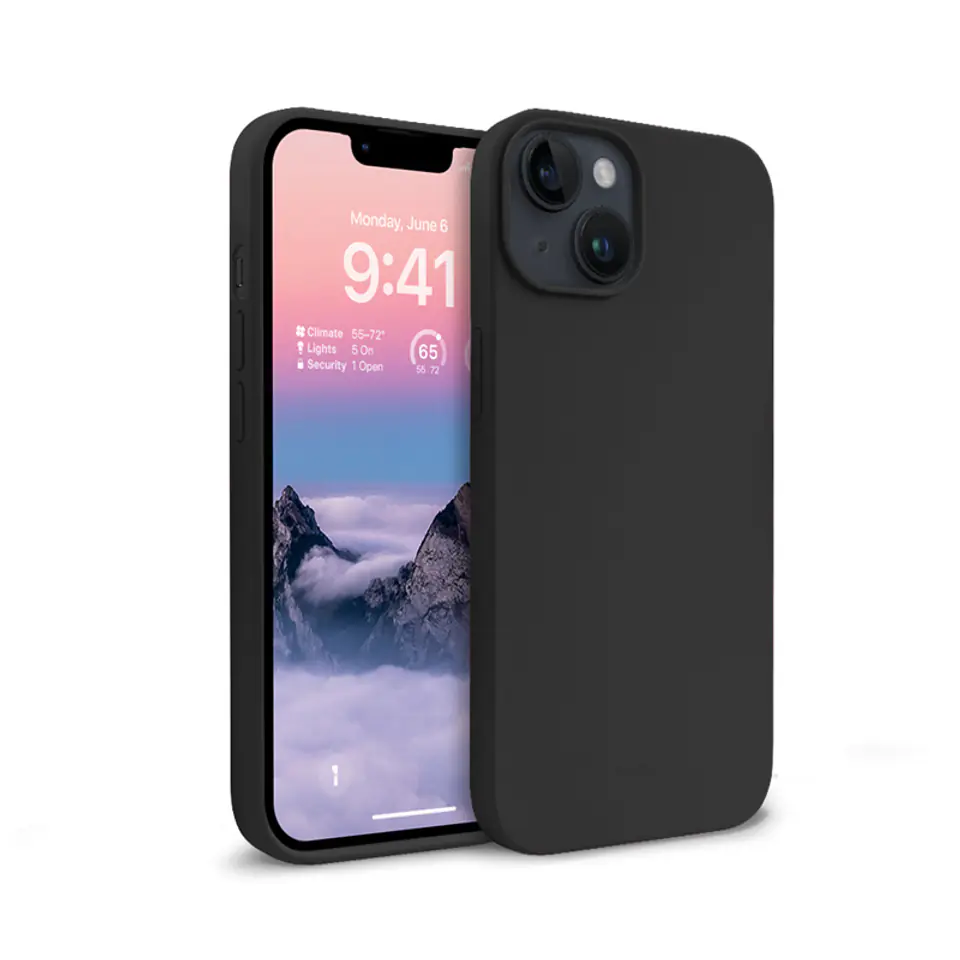 ⁨Crong Color Cover - iPhone 14 Plus Case (Black)⁩ at Wasserman.eu