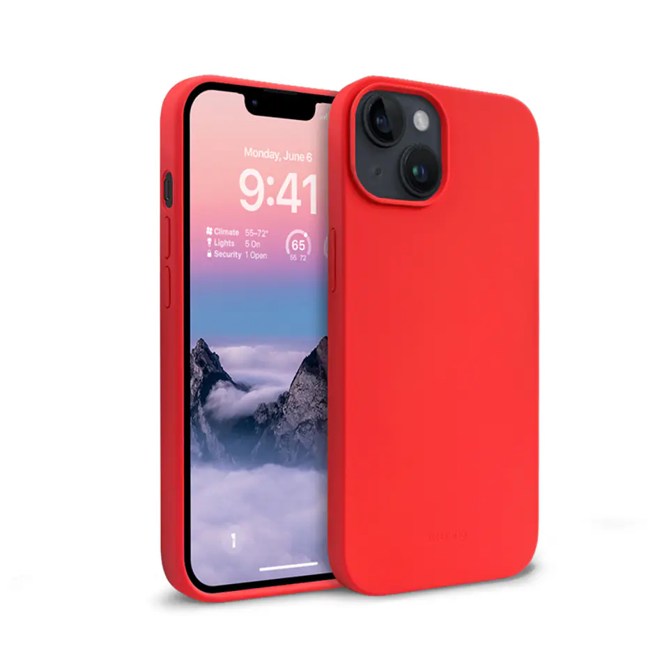 ⁨Crong Color Cover - iPhone 14 Plus Case (Red)⁩ at Wasserman.eu