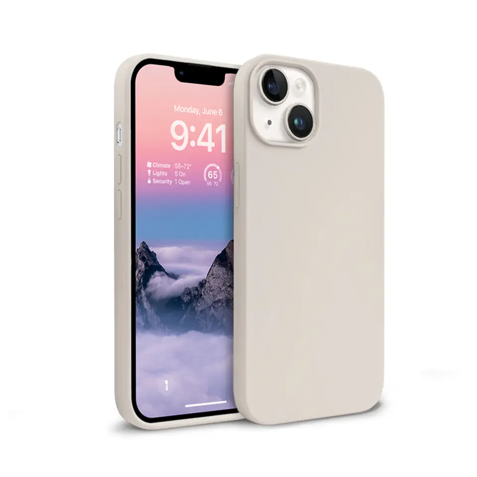 ⁨Crong Color Cover - iPhone 14 Case (Stone Beige)⁩ at Wasserman.eu