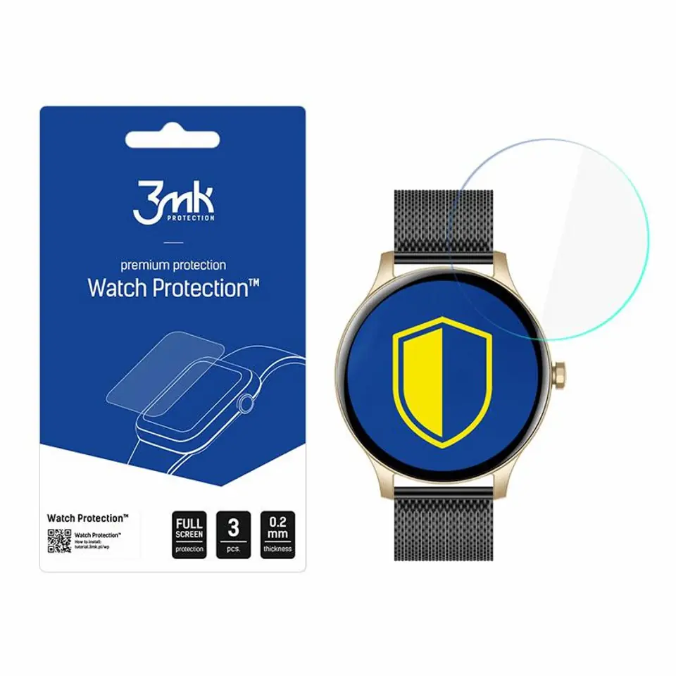 ⁨3MK Folia ARC Garett Classy Watch Folia Fullscreen⁩ w sklepie Wasserman.eu