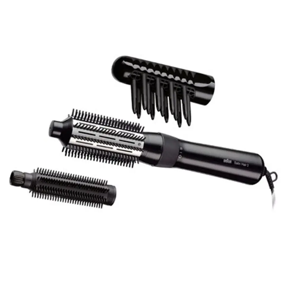 ⁨Braun Satin Hair 3 AS 330 Hot air brush Black, Blue, Lilac 400 W 2 m⁩ at Wasserman.eu