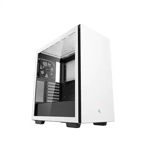 ⁨Deepcool MID TOWER CASE CH510 Side window, White, Mid-Tower, Power supply included No⁩ at Wasserman.eu