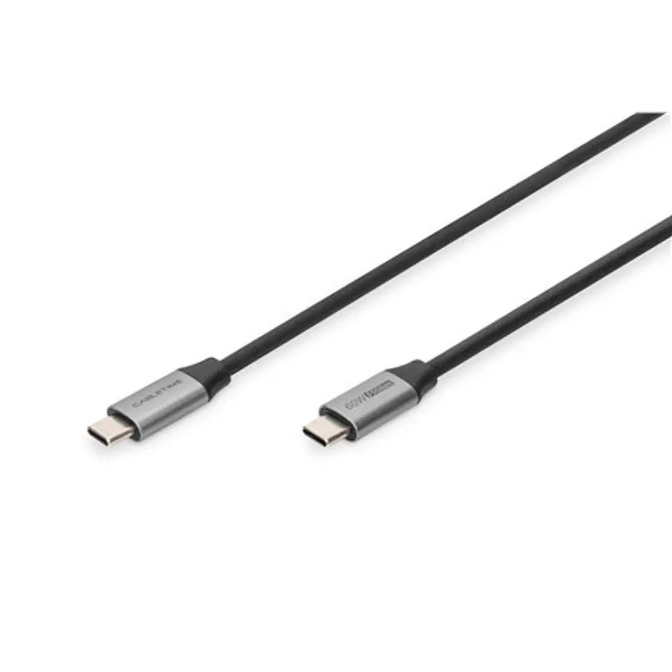 ⁨Digitus | USB connector | Male | 24 pin USB-C | Male | Black | 24 pin USB-C | 1 m⁩ w sklepie Wasserman.eu
