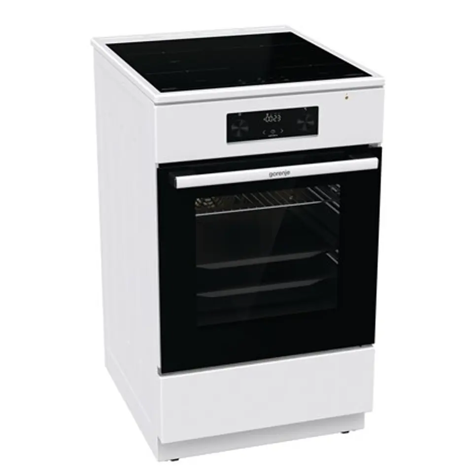 ⁨Gorenje | Cooker | GEIT5C60WPG | Hob type Induction | Oven type Electric | White | Width 50 cm | Grilling | Depth 59.4 cm | 70 L⁩ w sklepie Wasserman.eu