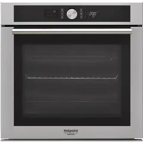 ⁨Hotpoint Oven FI4 854 P IX HA 71 L, Electric, Pyrolytic, Knobs and electronic, Height 59.5 cm, Width 59.5 cm, Inox⁩ at Wasserman.eu