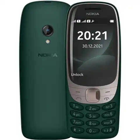 ⁨Nokia 6310 TA-1400 (zielony) Dual SIM 2.8 TFT 240x320/16MB/8MB RAM/microSDHC/microUSB/BT⁩ w sklepie Wasserman.eu