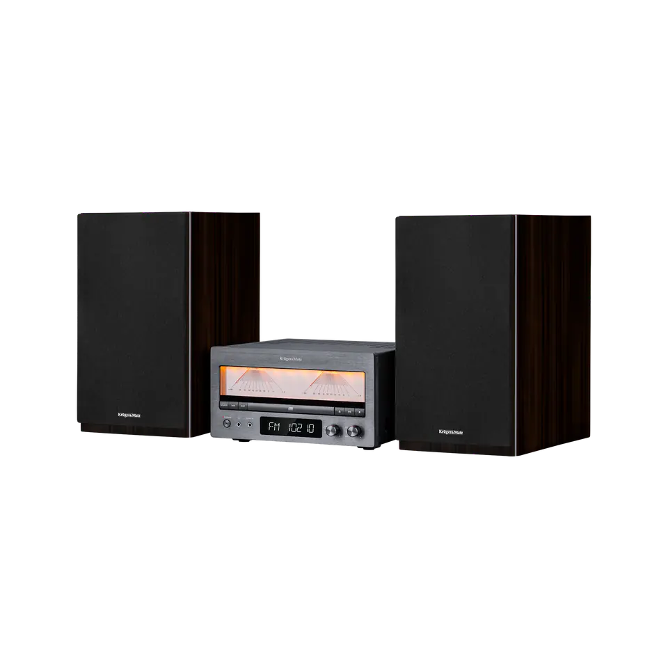 ⁨Kruger&Matz KM1995 HiFi Tower (Class A amplifier, CD, USB, Bluetooth, DAB+ digital radio, FM)⁩ at Wasserman.eu