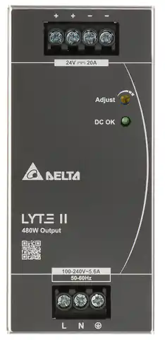 ⁨ZASILACZ IMPULSOWY DRL-24V480W-1EN Delta Electronics⁩ w sklepie Wasserman.eu