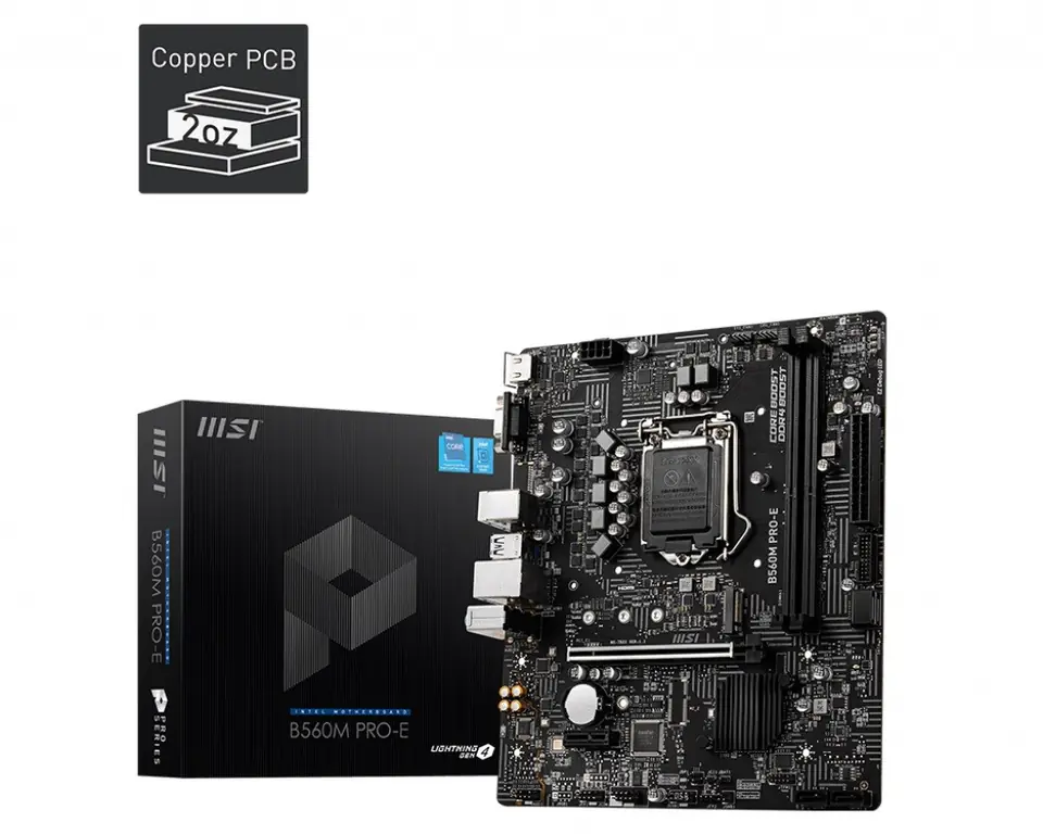 B560M PRO-E s1200 2DDR4 HDMI/VGA M.2 mATX at Wasserman.eu