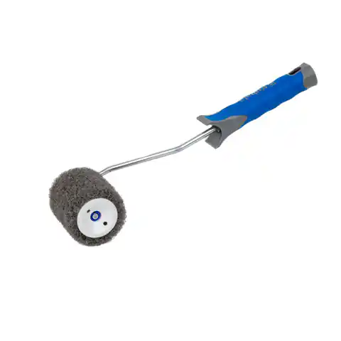 ⁨PLASTER ROLLER 80MM GREY WITH HANDLE⁩ at Wasserman.eu