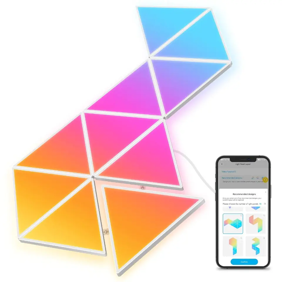 ⁨GOVEE H6067 GLIDE TRI-ANGLE LIGHT PANELS⁩ w sklepie Wasserman.eu