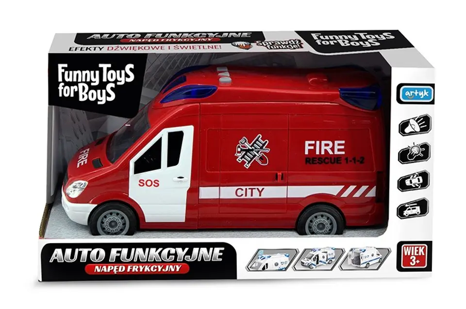 Artyk Fire Engine withd sound and light TFB at Wasserman.eu