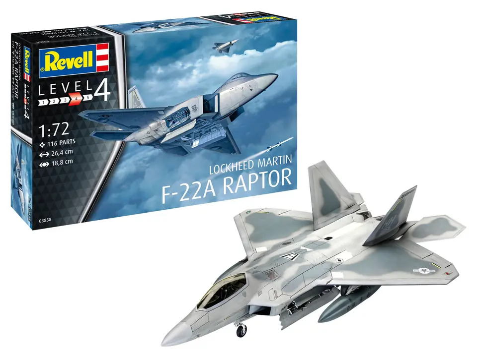 ⁨REVELL Lockheed Martin F-22A Raptor⁩ at Wasserman.eu