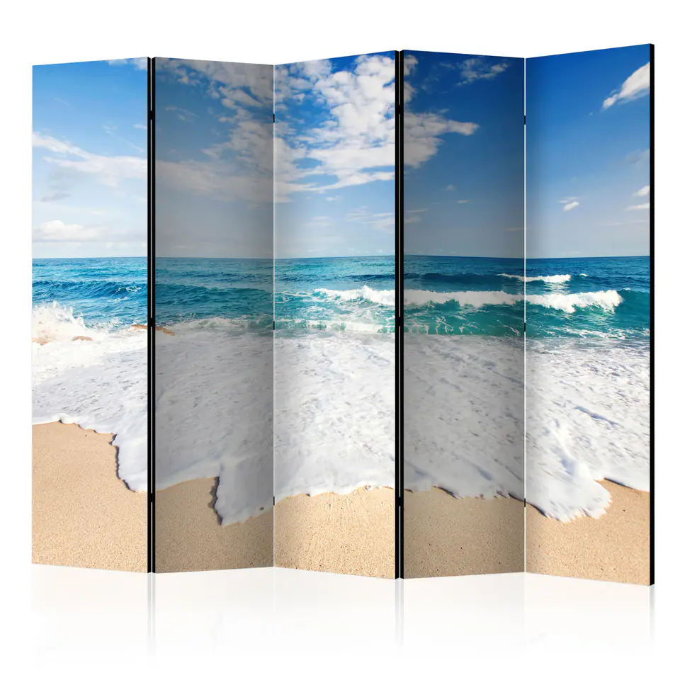 ⁨Parawan - Fototapeta - Brzegiem morza II [Room Dividers] (rozmiar 225x172, wykończenie Dwustronny)⁩ w sklepie Wasserman.eu