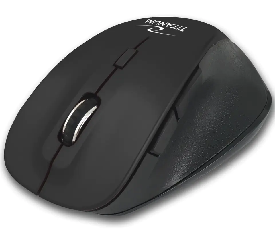 ⁨TM122K Titanum wireless mouse BT 6D Opt. Fornax Black⁩ at Wasserman.eu