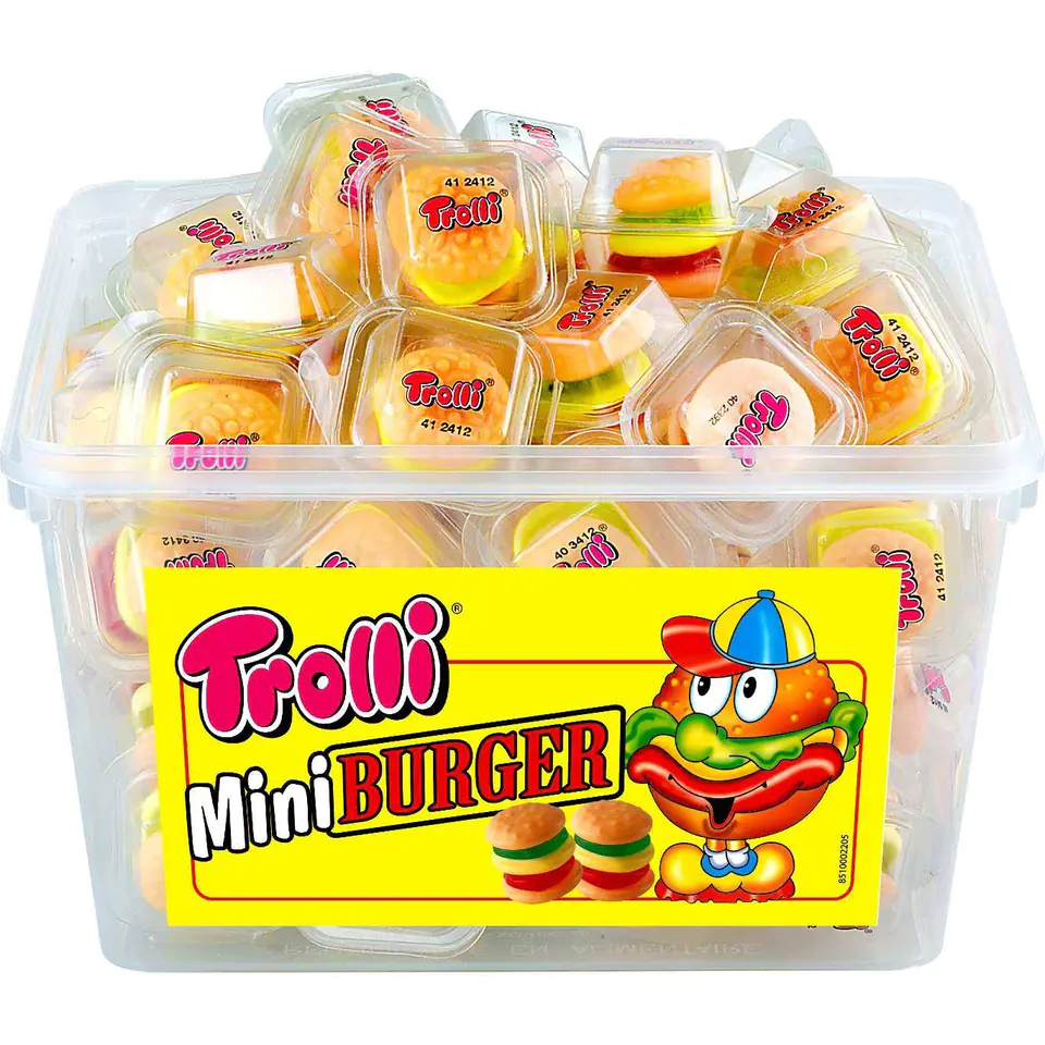 ⁨Trolli Miniburger 60 szt.⁩ w sklepie Wasserman.eu