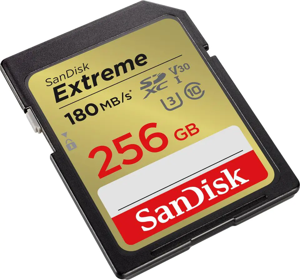 SanDisk Extreme 256 GB SDXC UHS-I Class 10 at Wasserman.eu