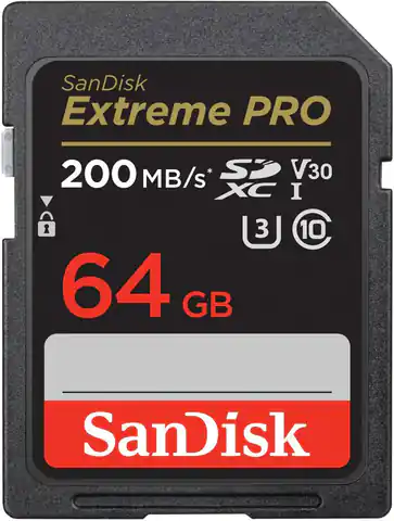 ⁨Extreme Pro SDXC 64GB 200/90 MB/s V30 UHS-I U⁩ at Wasserman.eu
