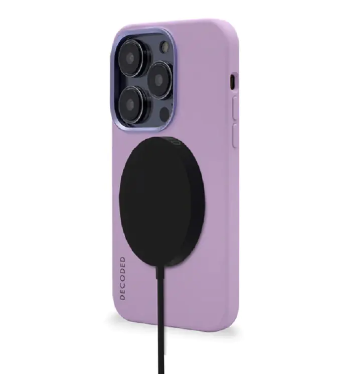 ⁨Decoded – protective case for iPhone 14 Pro Max compatible with MagSafe (lavender)⁩ at Wasserman.eu