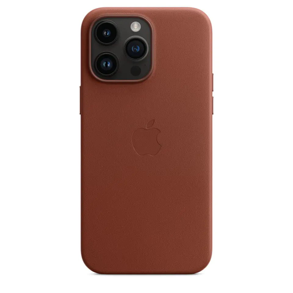 ⁨Case iPhone 14 Pro Max leather Umber⁩ at Wasserman.eu