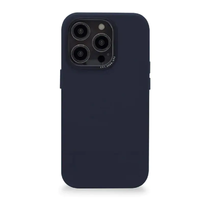 ⁨Decoded – leather protective case for iPhone 14 Pro Max compatible with MagSafe (steel blue)⁩ at Wasserman.eu