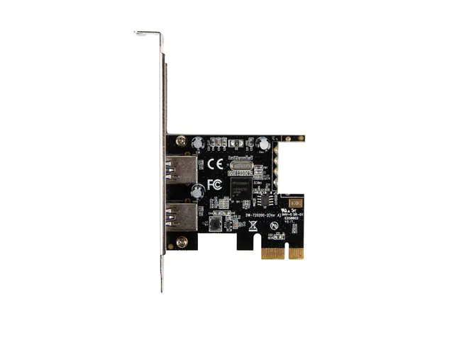 ⁨LANBERG KARTA PCI-E X1 -> 2X USB-A 3.1 GEN1 ŚLEDŹ LOW PROFILE PCE-US3-002⁩ w sklepie Wasserman.eu