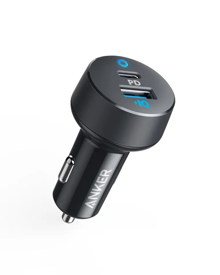 Car charger PowerDrive PD+2 18W USB-C + 15W USB-A black at Wasserman.eu