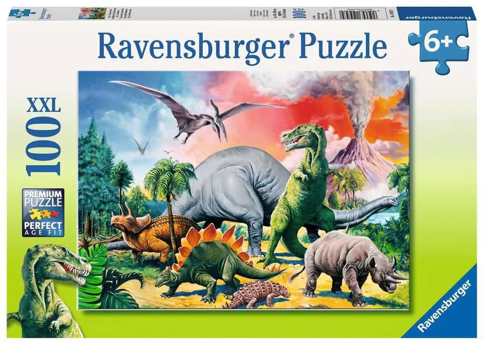 ⁨Puzzle 100 elementów Dinozaury⁩ w sklepie Wasserman.eu