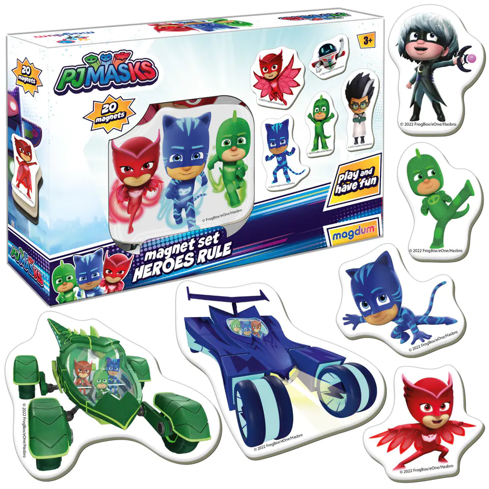 ⁨Zestaw Magnesów Pidżamersi Pjmasks ME 5031-32⁩ w sklepie Wasserman.eu