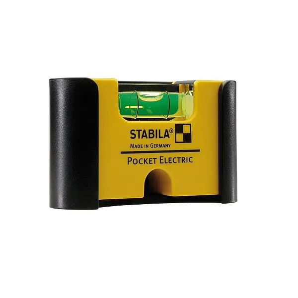 ⁨STABILA POCKET ELECTRIC SPIRIT LEVEL 6.7 CM, WITH BELT CLIP⁩ at Wasserman.eu