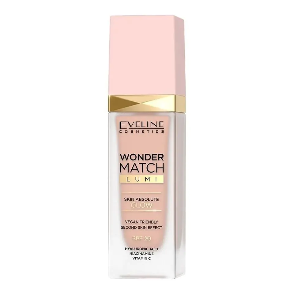 ⁨Eveline Wonder Match Lumi Illuminating Foundation No. 10 Vanilla 30ml⁩ at Wasserman.eu