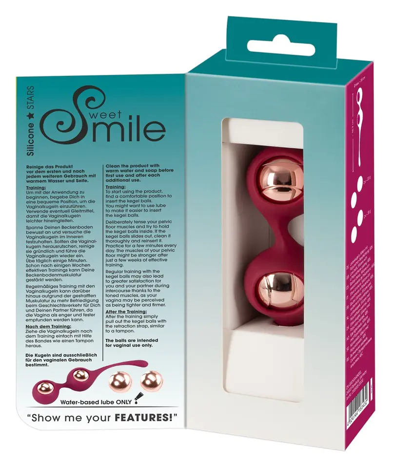 ⁨Kegel Sweet Smile Balls⁩ at Wasserman.eu