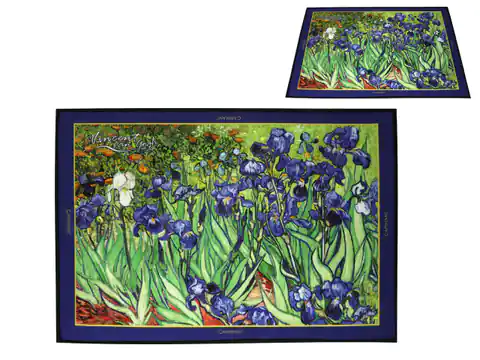 ⁨Rug - V. van Gogh, Irises (CARMANI)⁩ at Wasserman.eu
