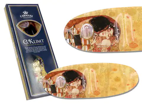 ⁨Talerz dekoracyjny - G. Klimt, Pocałunek⁩ w sklepie Wasserman.eu