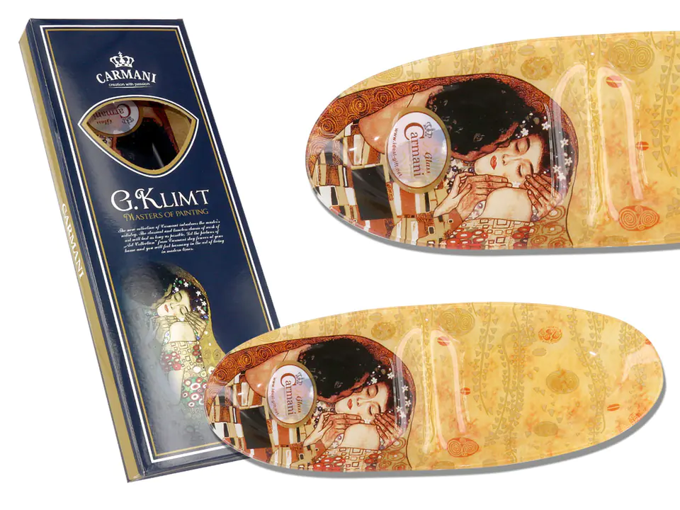 ⁨Talerz dekoracyjny - G. Klimt, Pocałunek (CARMANI)⁩ w sklepie Wasserman.eu