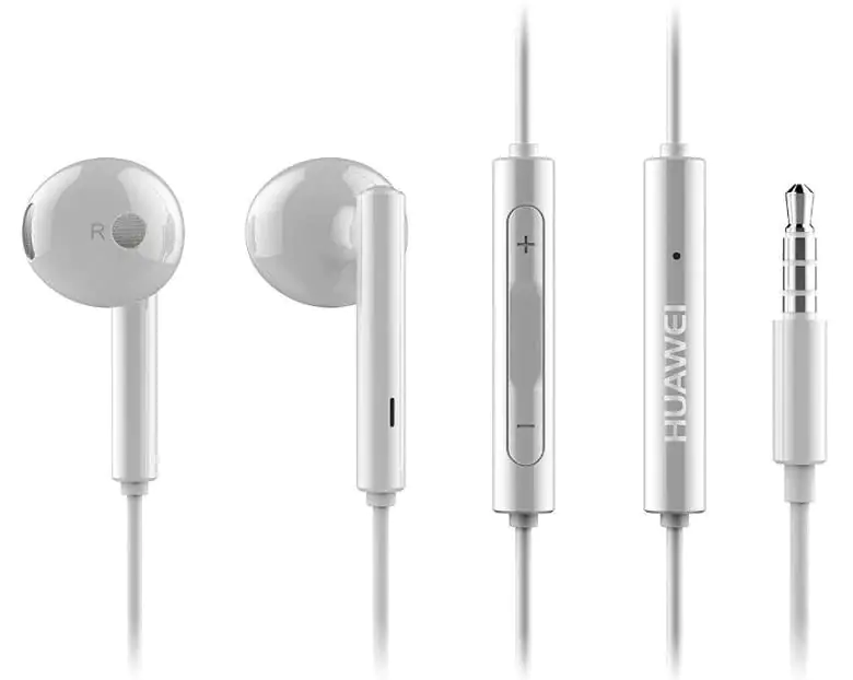 ⁨Huawei AM115 jack headphones 3.5mm white⁩ at Wasserman.eu