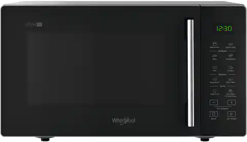 ⁨Whirlpool MWP 252 SB microwave Countertop Solo microwave 25 L 900 W Black⁩ at Wasserman.eu