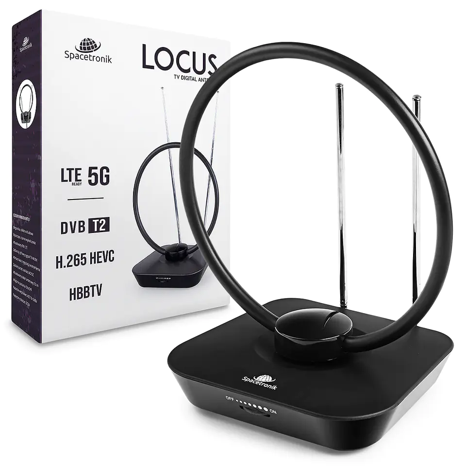 ⁨DVB-T Room Antenna Spacetronik Locus⁩ at Wasserman.eu
