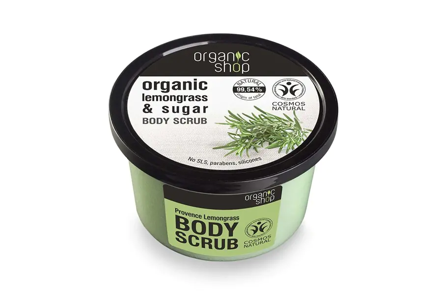 ⁨Organic Shop Body Scrub Lemongrass and Sugar 250 ml⁩ at Wasserman.eu