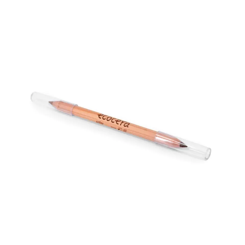 ⁨ECOCERA Natural Choice Double-sided eyebrow pencil COFFEE 1pc⁩ at Wasserman.eu