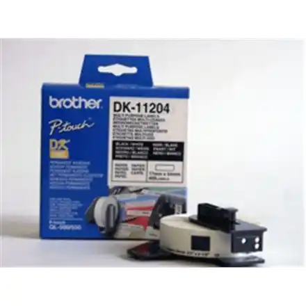 ⁨Brother DK-11204 Multi Purpose Labels White, DK, 17mm x 54mm⁩ w sklepie Wasserman.eu
