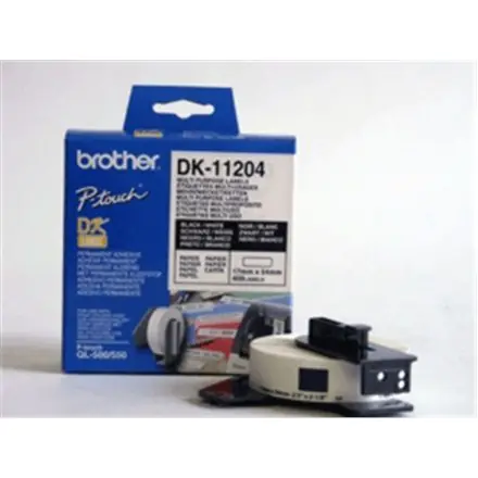 ⁨Brother DK-11204 Multi Purpose Labels White, DK, 17mm x 54mm⁩ at Wasserman.eu