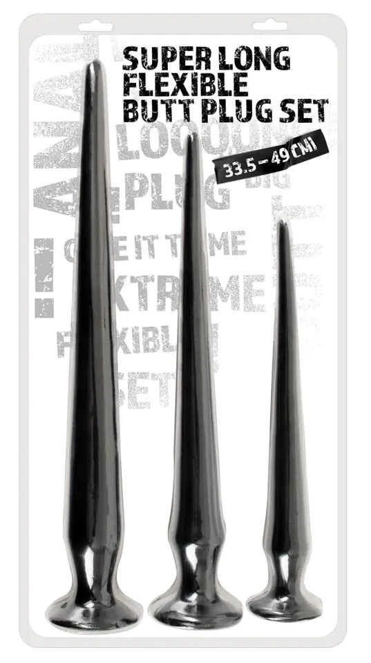 Korki analne Super Long 3 szt. w sklepie Wasserman.eu