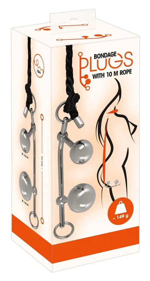 ⁨Korki Bondage z 10 m liną⁩ w sklepie Wasserman.eu
