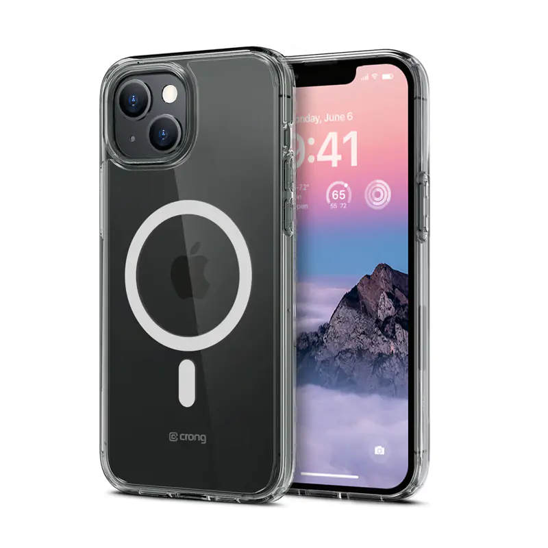 ⁨Crong Clear MAG Cover - iPhone 14 Plus MagSafe Case (Transparent)⁩ at Wasserman.eu