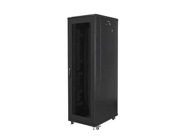 ⁨Szafa stojaca Rack 19cali 42U 800x800 czarna FF01-8842-23B⁩ w sklepie Wasserman.eu