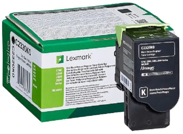 ⁨Toner Lexmark C2320K0        black                   C2320K0⁩ at Wasserman.eu