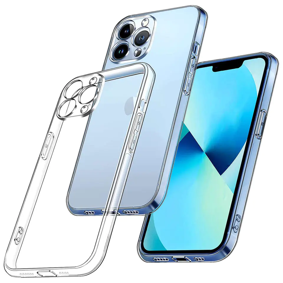 ⁨Etui pancerne obudowa Alogy Hybrid Case do Apple iPhone 13 Pro z osłoną na aparat Przezroczyste⁩ w sklepie Wasserman.eu